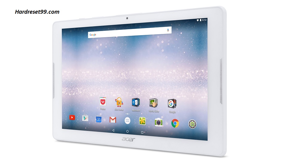 factory reset acer iconia tablet